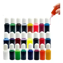 Comprar 24 Pigmentos De Resina Epoxica 10ml Colorantes Para Resina