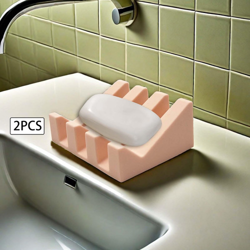 2 X 2 Uds Plato De Soporte Para Jabón Caja De Jabón