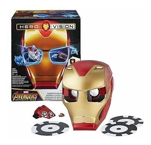 Casco Realidad Virtual Iron Man Hero Vision Avengers Hasbro