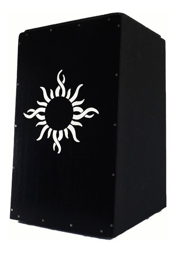 Cajon Acústico Percussionline Sol Black Promoção! Carron