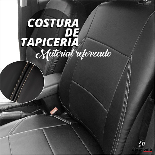 Funda Cubre Asiento Auto Todo Cuero Simil P/ Fiat Cronos