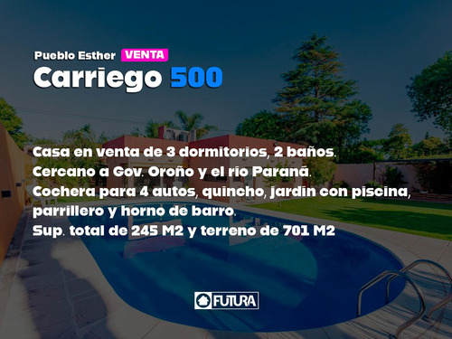Venta - Casa 3 Dormitorios En Pueblo Esther