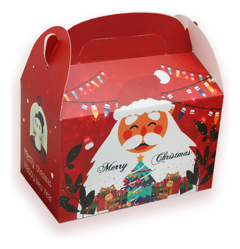 24 Caja De Chica 15.8cmx 9.5cm Navidad Modelos Color Rojo