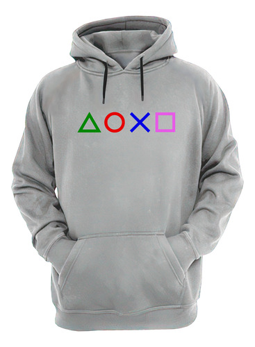 Playstation Simbolos Joystick Buzo Canguro Friki Tu Eres