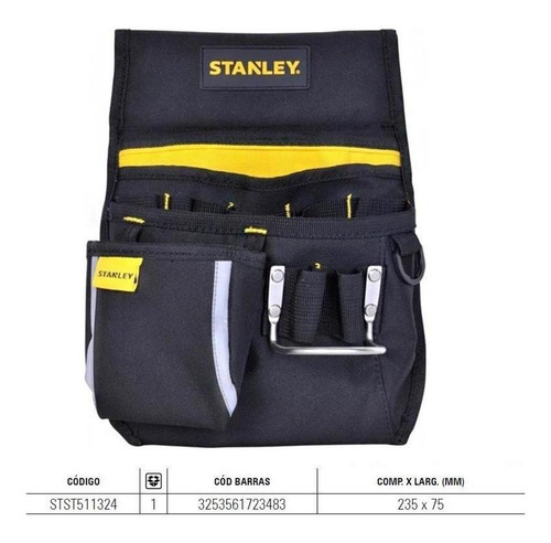 Pochete De Lona 11 Bolsos 9.1/4 Stanley Stst511324