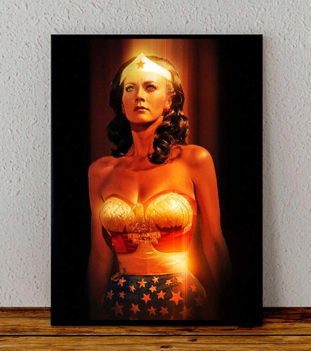 Cuadro 33x48 Poster Enmarcado Wonder Woman Dc Comics