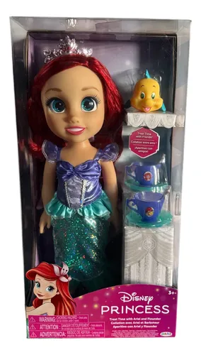 comprar Disney Princesa Ariel La Sirenita Muñeca Sirenita Y Flounder