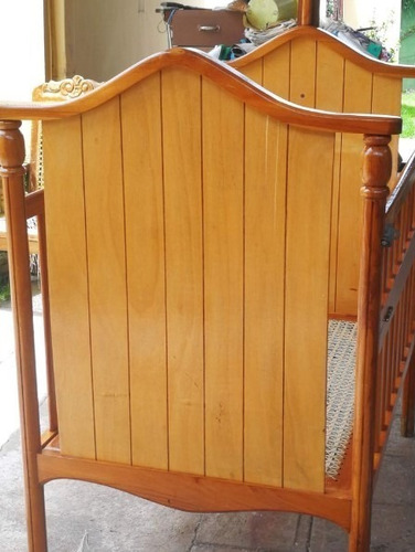 Imagen 5 de 5 de Cuna De Madera
