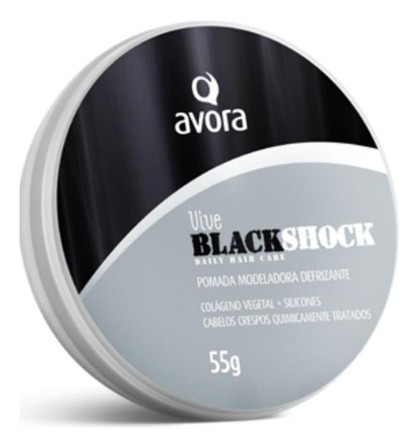 Avora Vive Black Shock Pomada Finalizadora 55g