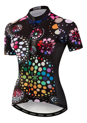 Mujeres Ciclismo Manga Corta Jersey Bicicleta Bicicleta Ropa