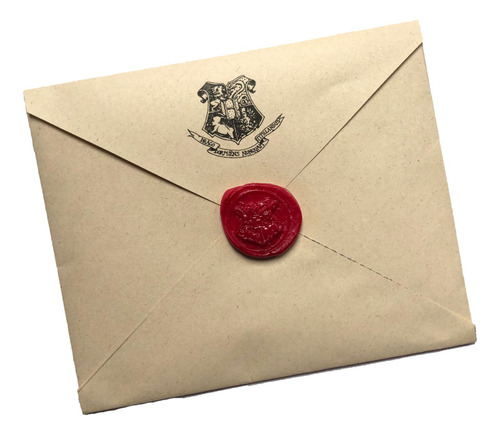 Carta Hogwarts Harry Potter Replica Artesanal Sello Relieve