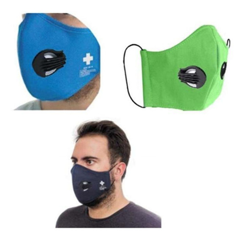Válvulas Para Cubrebocas, Mxbpe-004, 4 Pzs, Protección 1pm2 Color Negro