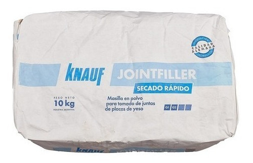 Masilla Knauf Secado Rapido Jointfiller X10kg Juntas Durlock