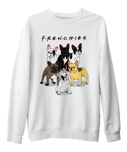 Sudadera Sueter Frenchies Perros Bulldog Frances Dibujo