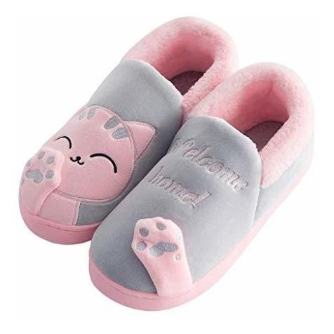 Women's & Men's Comfort Memory Foam Slippers Fuzzy Slip On C 