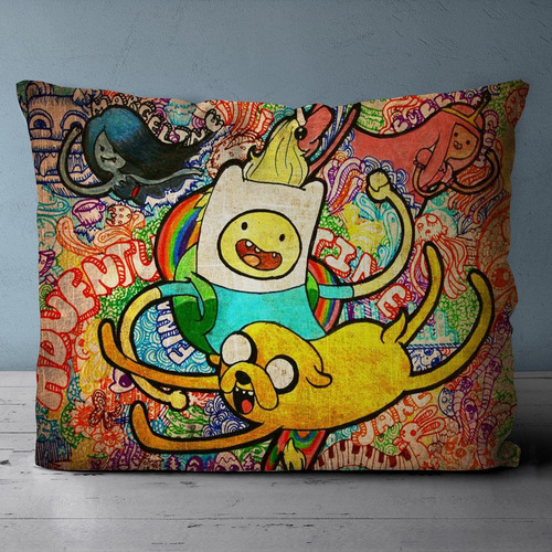 Adventure Finn Explore Time - Juego De Funda De Edredó...