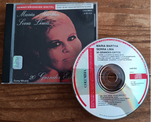 Maria Martha Serra Lima Sony 20 Bit Sbm Remaster Cd Argentin