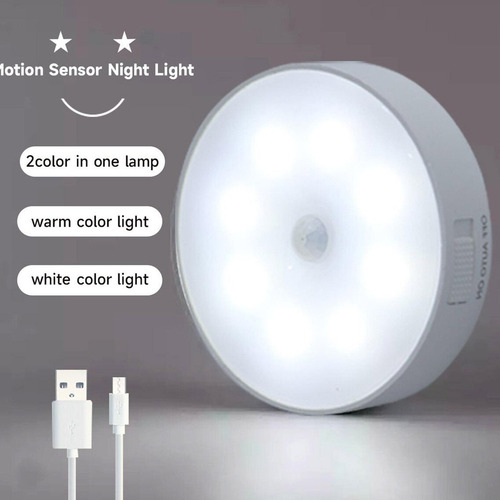 Luces De Armario Con Sensor De Movimiento Luz Led Recargable