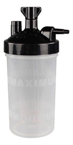 Vaso Humidificador De 35cc Tanques De Oxigeno O Concentrador Color Transparente