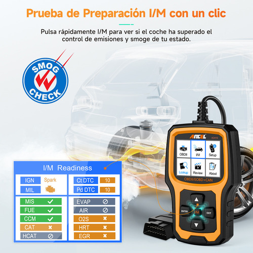 Ancel Ad410 Obd2 Scanner Lector De Códigos Check Engine