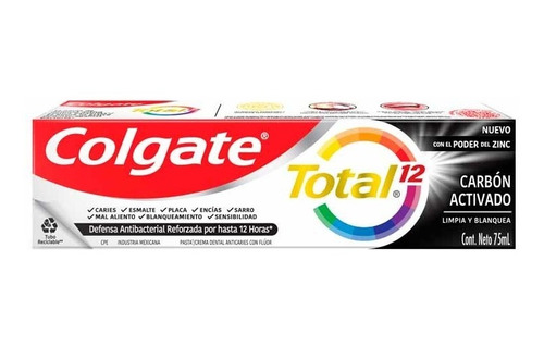 Crema Colgate Total 12 X75 Ml