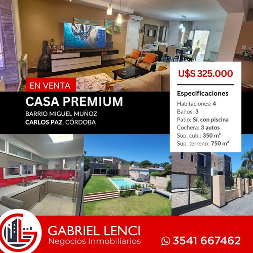 Casa 4 Dormitorios, Pileta , Jardin , Cerca Del Centro