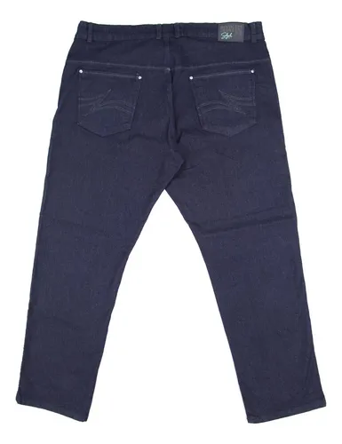 Cal a Bivik Jeans Extra Grande Azul Escuro Masculino