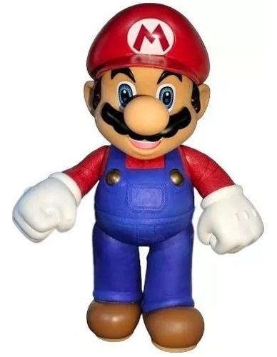 Muñeco Mario Bross 50cm Gigante Articulado Con Luz Y Sonidos