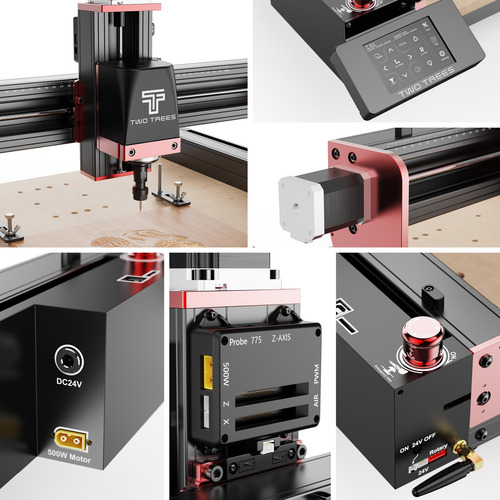 Máquina De Grabado Cnc Twotrees Ttc450 Pro 500w Y Accesorios