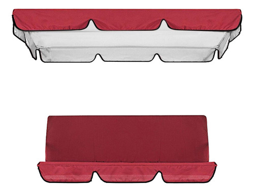 Juego De Fundas De Columpio De 3 Asientos, Cubierta De Toldo