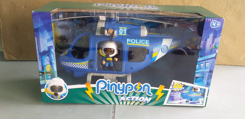 Pinypon Action Helicoptero De Policia