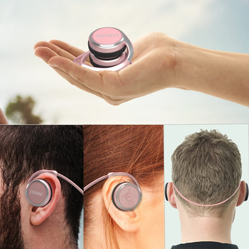 Auriculares Bluetooth Itayak Behind The Head Small Gold