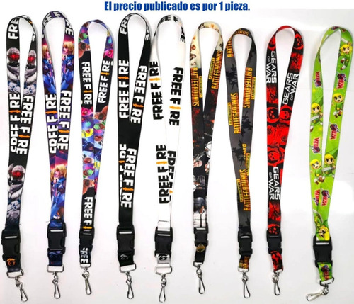 Lanyard Cinta Porta Credencial Mario Bros Crash Bandicoot