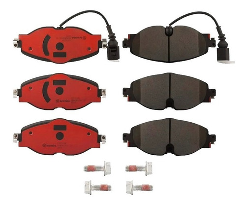 Jogo Pastilha Freio Brembo Audi A3 Golf Gti Jetta Gli Tiguan