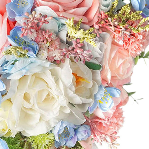 L Cascading Bouquet Bouquet Wedding Drides Sostenida De