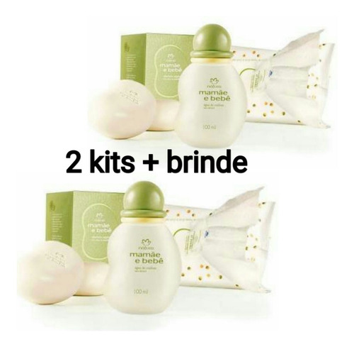 Kit 2 Mamae Bebe Natura Colonia 100 Ml Lenco Sabonete Parcelamento Sem Juros Kit 2 Mamae Bebe Natura Colonia 100 Ml Lenco Sabonete Parcelamento Sem Juros