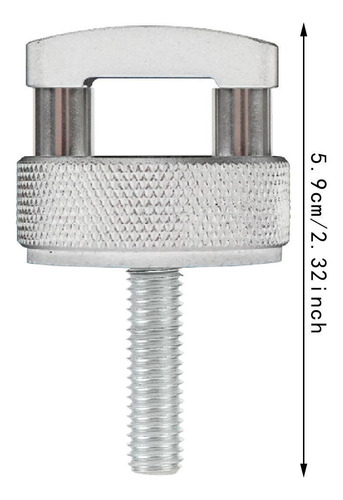 6 Piezas De Liberación Rápida Tornillos De Pulgar Plata