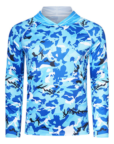 Sudadera Con Capucha Con Protección Solar Para Hombre, Camis