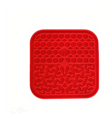 Imagen 2 de 2 de Lick Mat Comedero/alimentador Antiestrés Para Mascotas