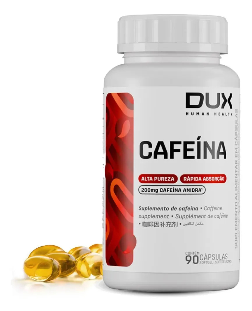 CAFEÍNA DUX 200mg 90 CAPSULAS