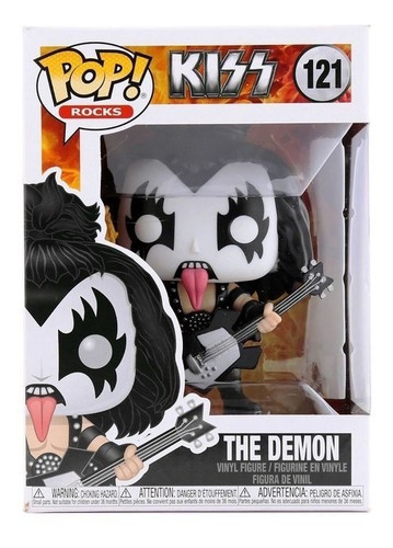Imagen 3 de 3 de Funko Pop, The Demon - Kiss - 121