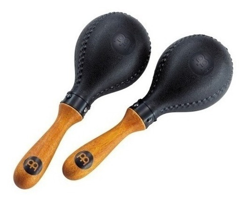 Maracas Plásticas Mango De Madera Meinl Banda Ritmica Pm2bk