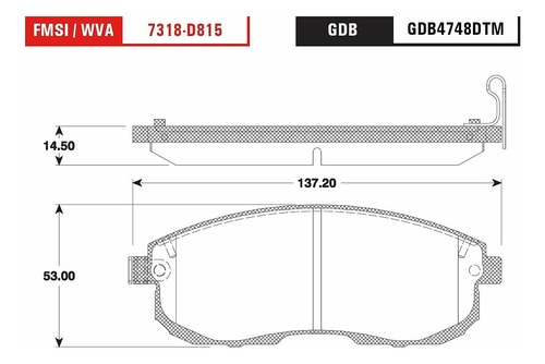 Balatas Ceramicas Delanteras Sentra 2.0l 4 Cil 2007/2012 Trw