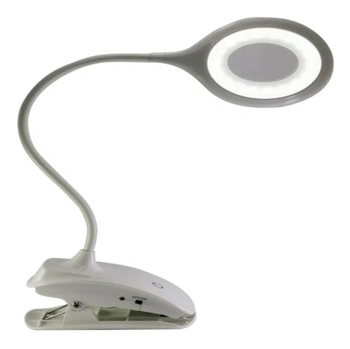 Lámpara De Escritorio Flexible Usb Touch Led Blanco