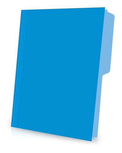 Folder Pendlaflex 02512az Carta Azul C/25pz 1/2 Ceja