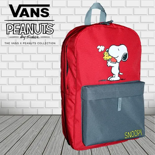 Vans snoopy best sale hombre rojas