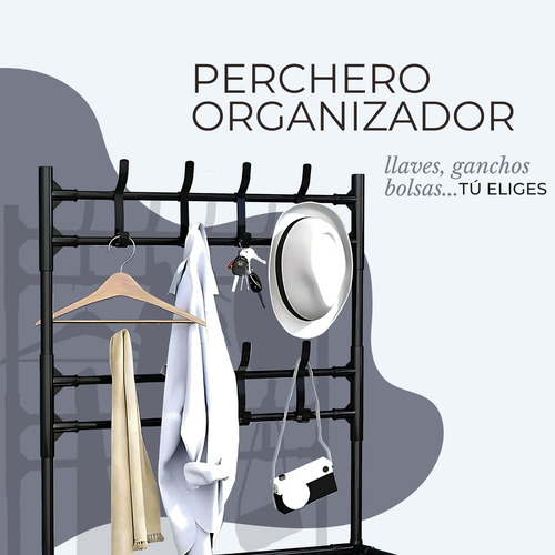 Zapatera Organizador Perchero Ecomlab Repisas Resistentes