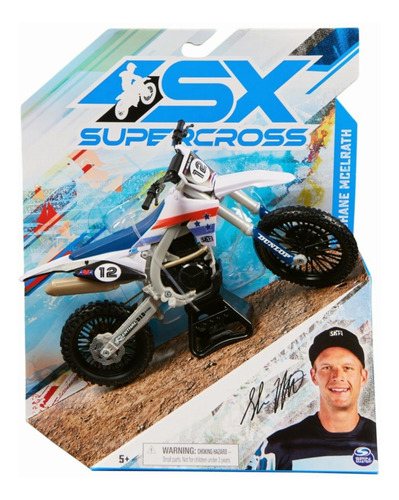 Supercross, Auténtico Shane Mcelrath A Escala 1:10 Replica