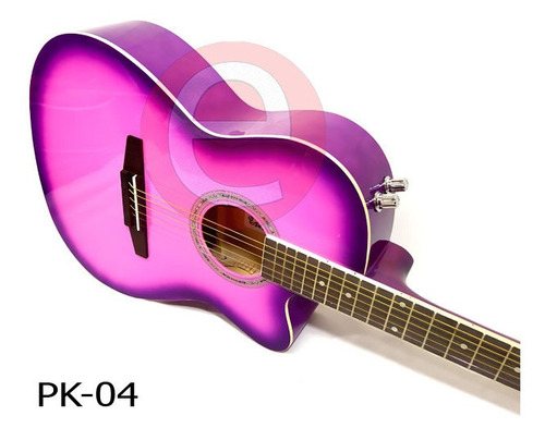 Guitarra Electroacústica Importada Con Alma Y Mástil Delgad