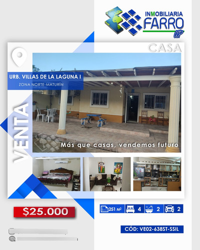 Venta De Casa En Urb. Villas De La Laguna I  Ve02-638st-ssil
